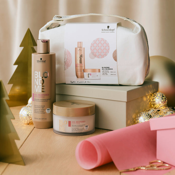 Kit Blondme All Blondes Light Shampoo + Mascarilla Schwarzkopf Professional