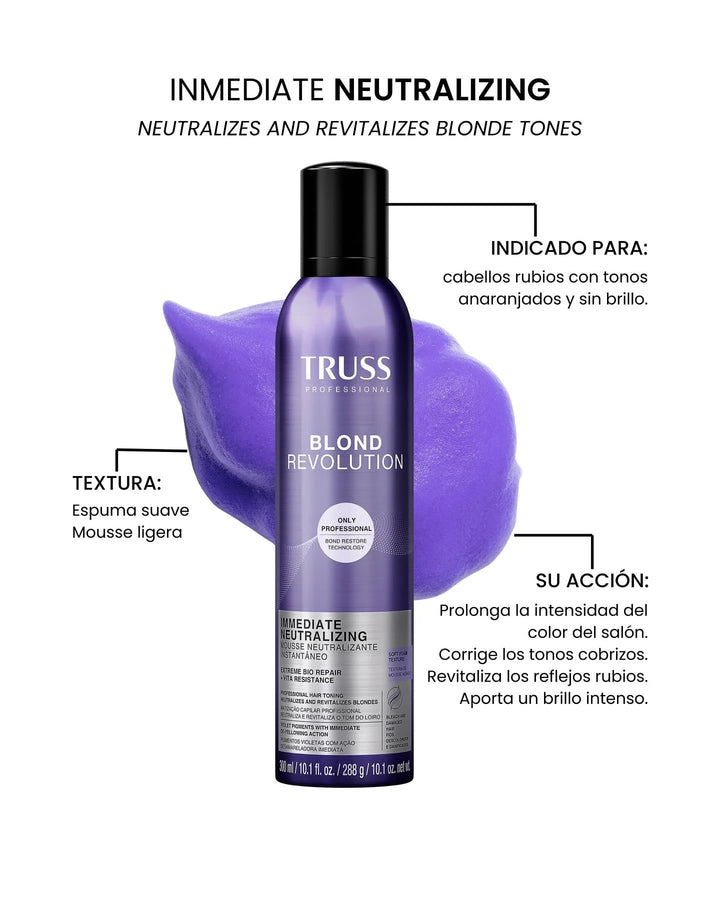 Truss Blonde Revolution  Immediate Neutralizing Mousse PRO 300ml
