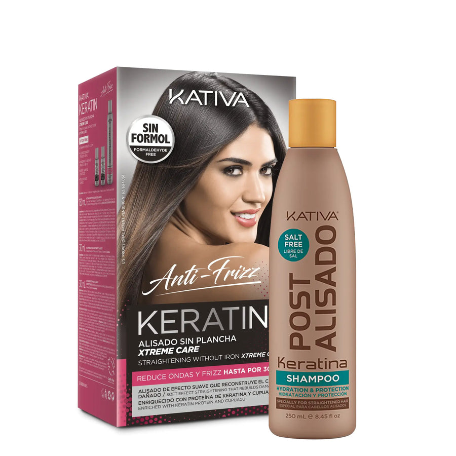 Kit Kativa Alisado Sin Plancha Kativa