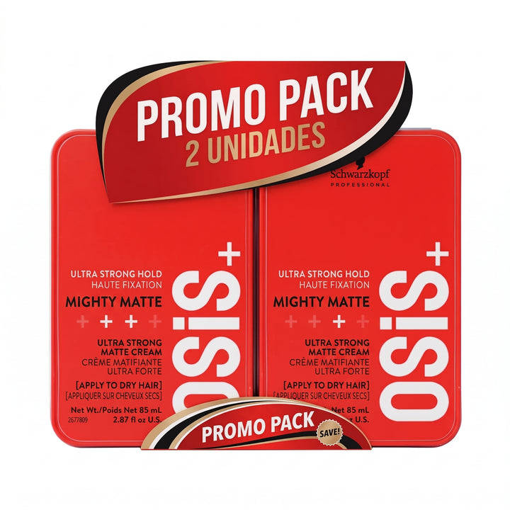 Kit Schwarzkopf Osis+ 2 Ceras Mighty Matte Cera 100ml Promo Pack