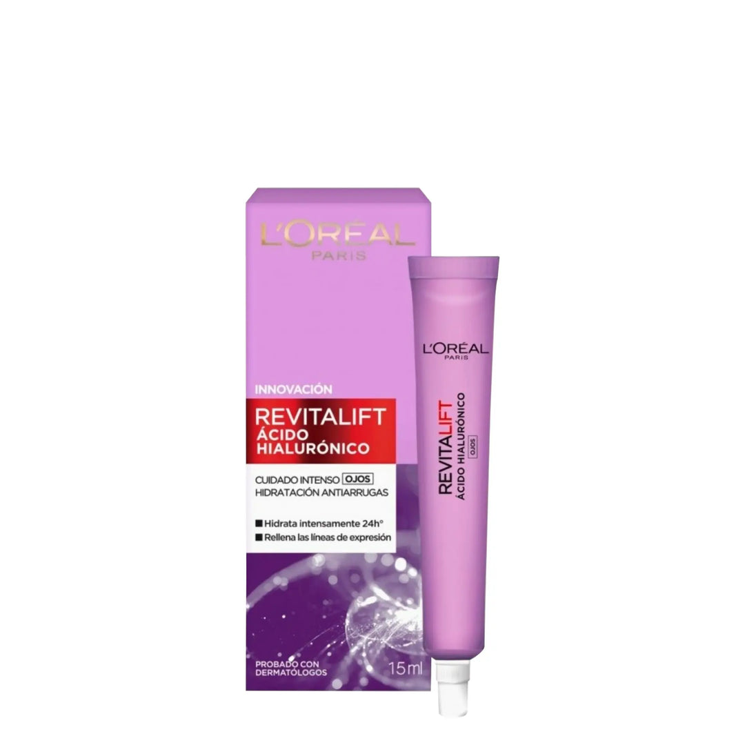 Revitalift Acido Hialuronico Cuidado Intenso de Ojos Hidratante Rellenador Loreal Paris