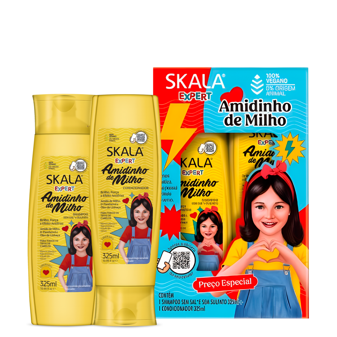 Kit Amidinho de Milho  Shampoo + Acondicionador 325ml