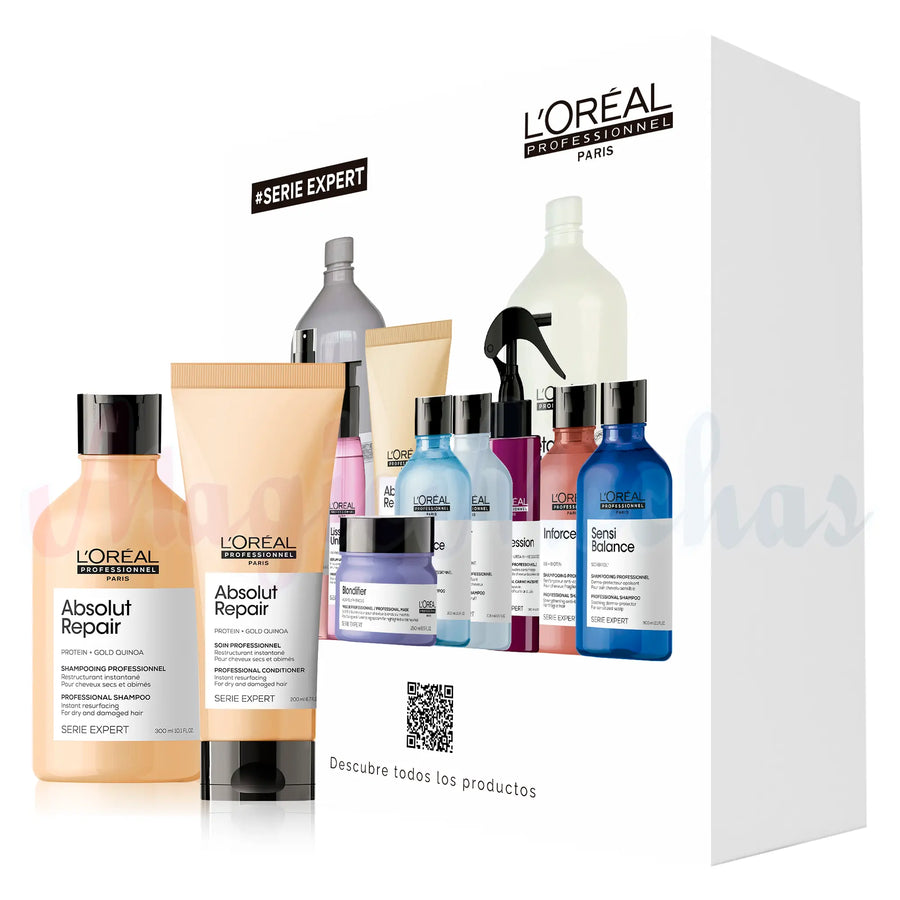 Kit Serie Expert Absolut Repair Shampoo + Acondicionador Loreal Profesional