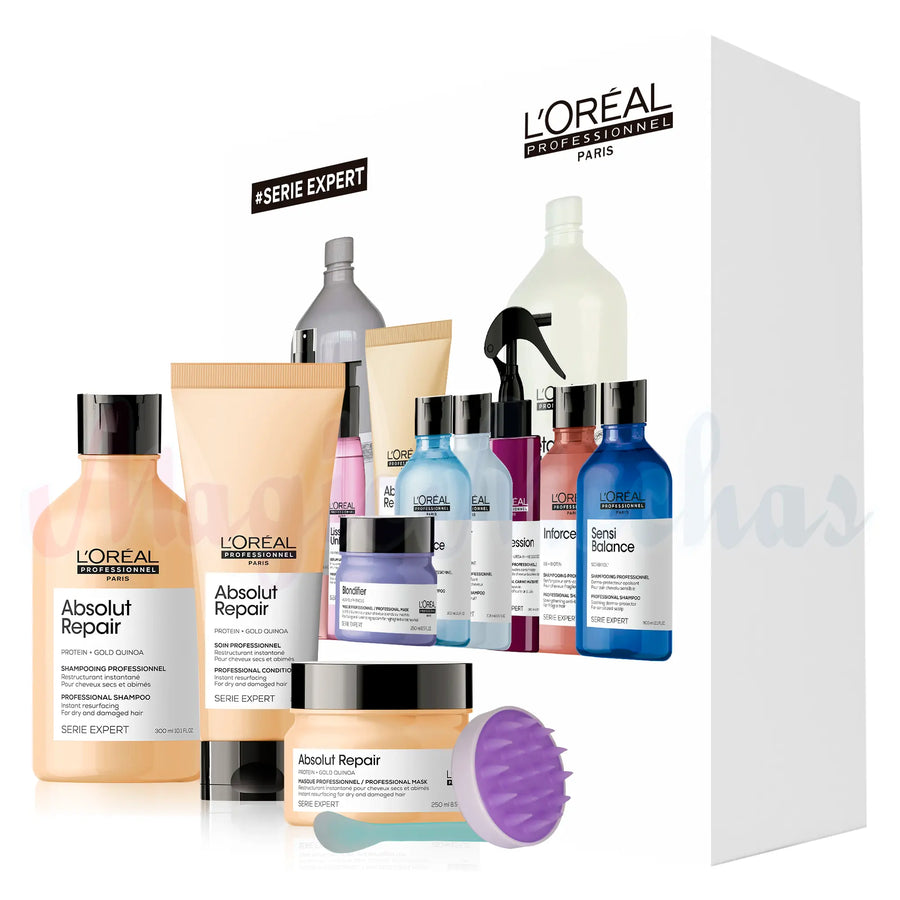 Kit Serie Expert Absolut Repair Shampoo + Acondicionador + Mascarilla Loreal Profesional