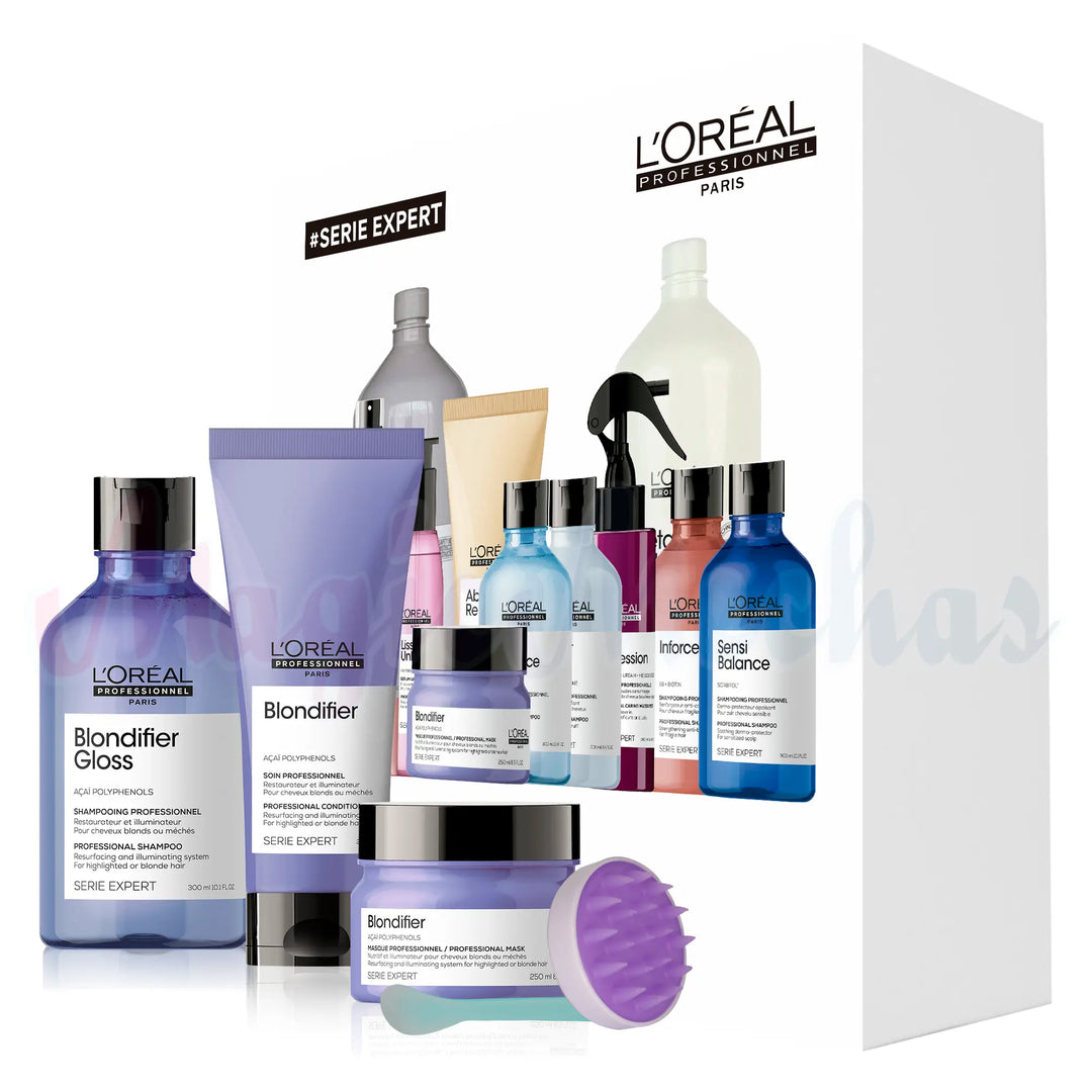 Kit Serie Expert Blondifier Cool Shampoo + Acondicionador + Mascarilla Loreal Profesional