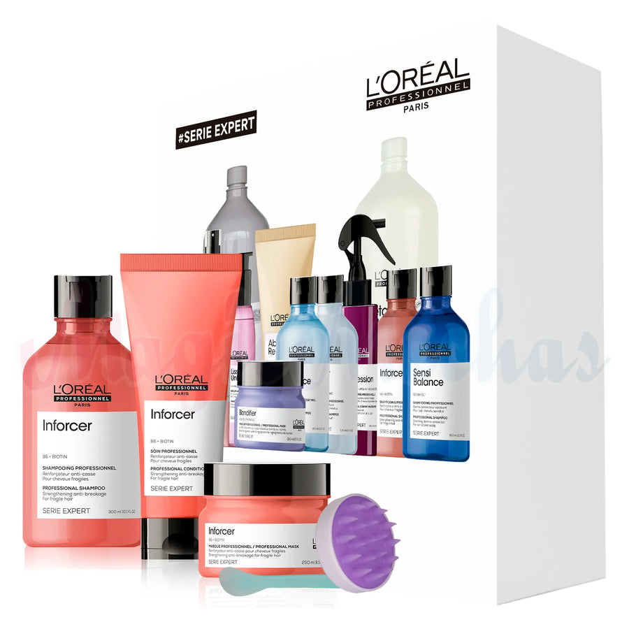 Kit Serie Expert Inforcer Shampoo + Acondicionador + Mascarilla Loreal Profesional