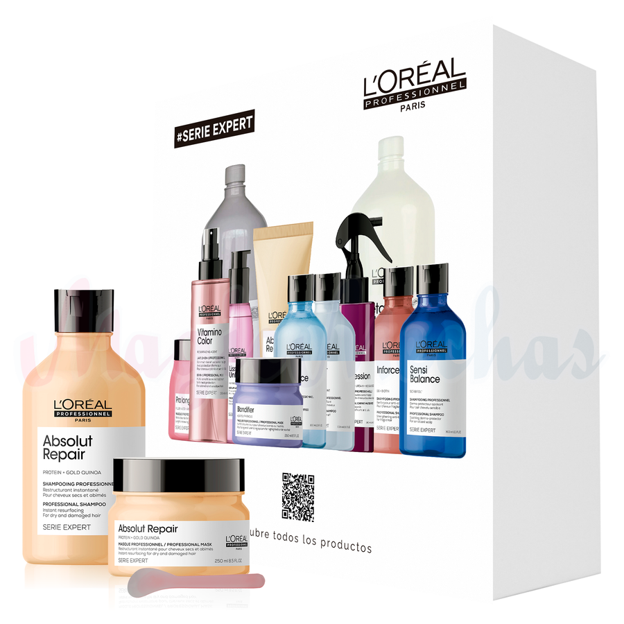 Kit Serie Expert Absolut Repair Shampoo + Mascarilla Loreal Profesional