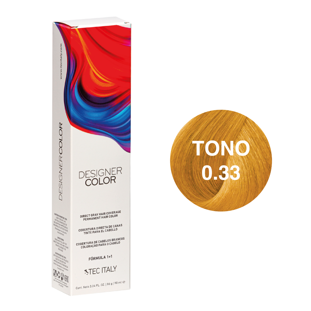 Tec Italy Tinte 0.33 Dorado de 90ml Tec Italy