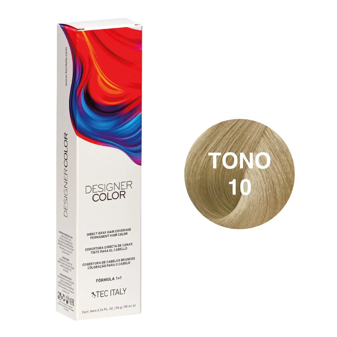 Tec Italy Tinte 10 Rubio Extra Claro de 90ml Tec Italy
