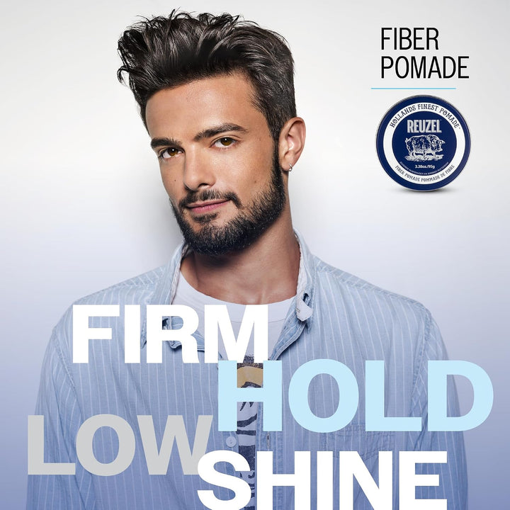 Cera Reuzel Fibre Pomade Azul Oscuro 95gr