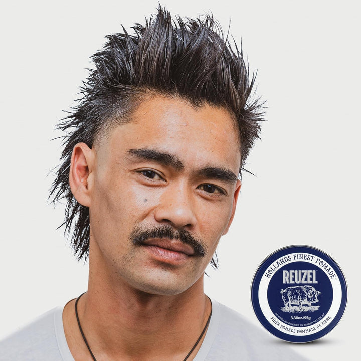 Cera Reuzel Fibre Pomade Azul Oscuro 95gr