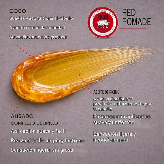 Reuzel Cera High Shine Pomade Roja 95 gr