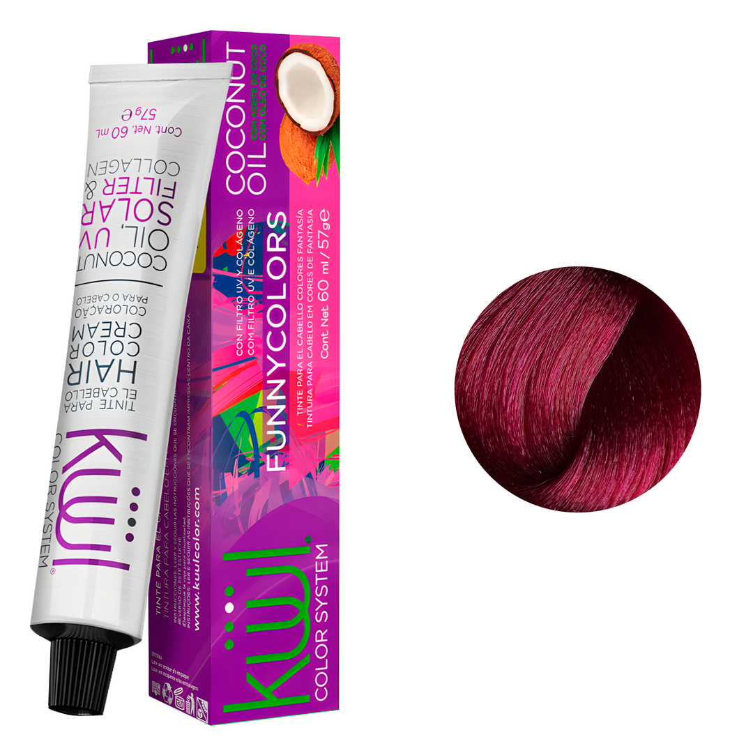 Tinte Kuul Funny Color Rojo Rosado 60ml