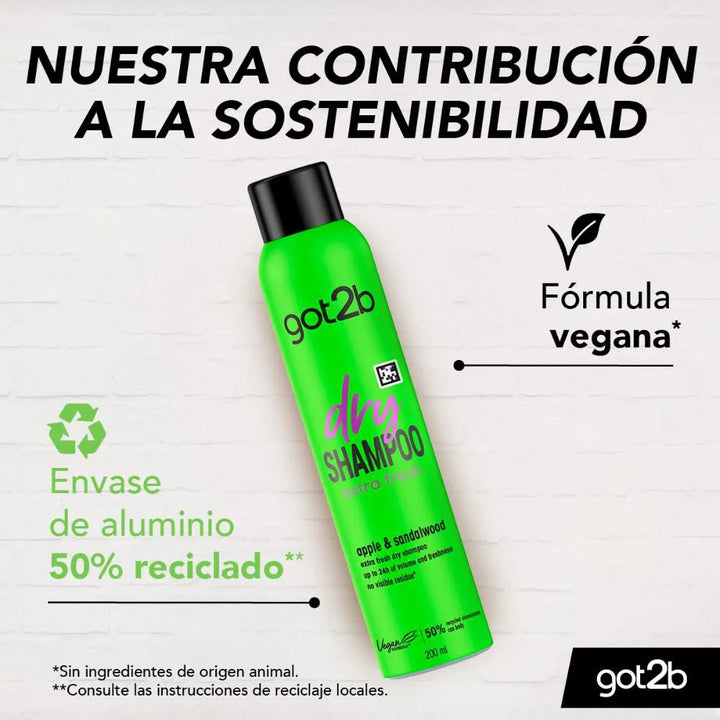 Got2b Spray Dry Shampoo Extra Fresh 200ml