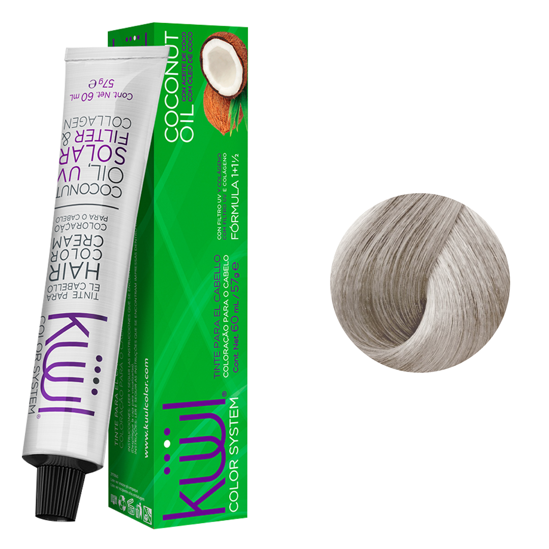 Tinte Kuul 10.1 Rubio Extra Claro Cenizo 60ml