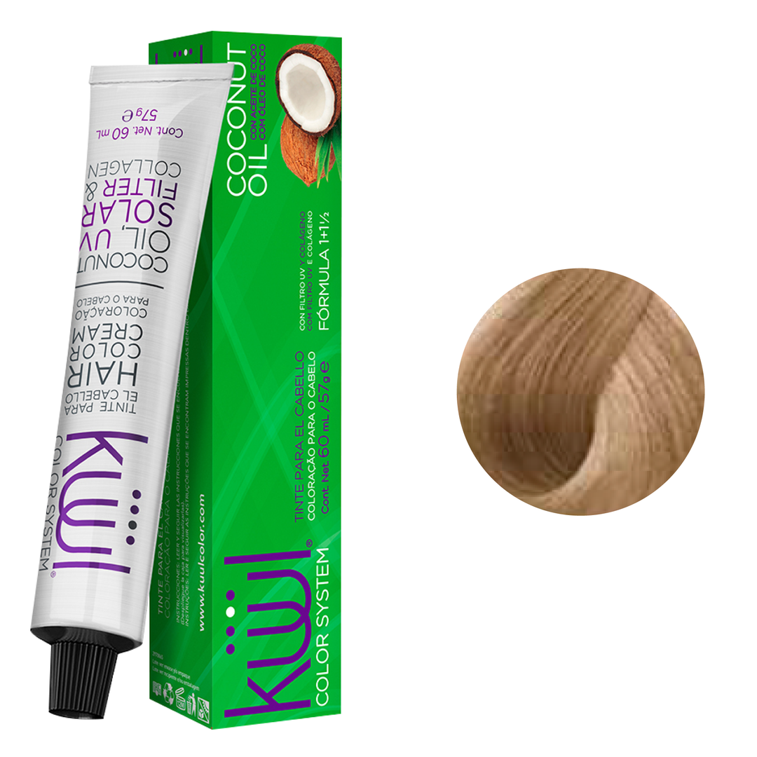 Tinte Kuul 9.12 Rubio Clarísimo Cenizo Nacarado 60ml