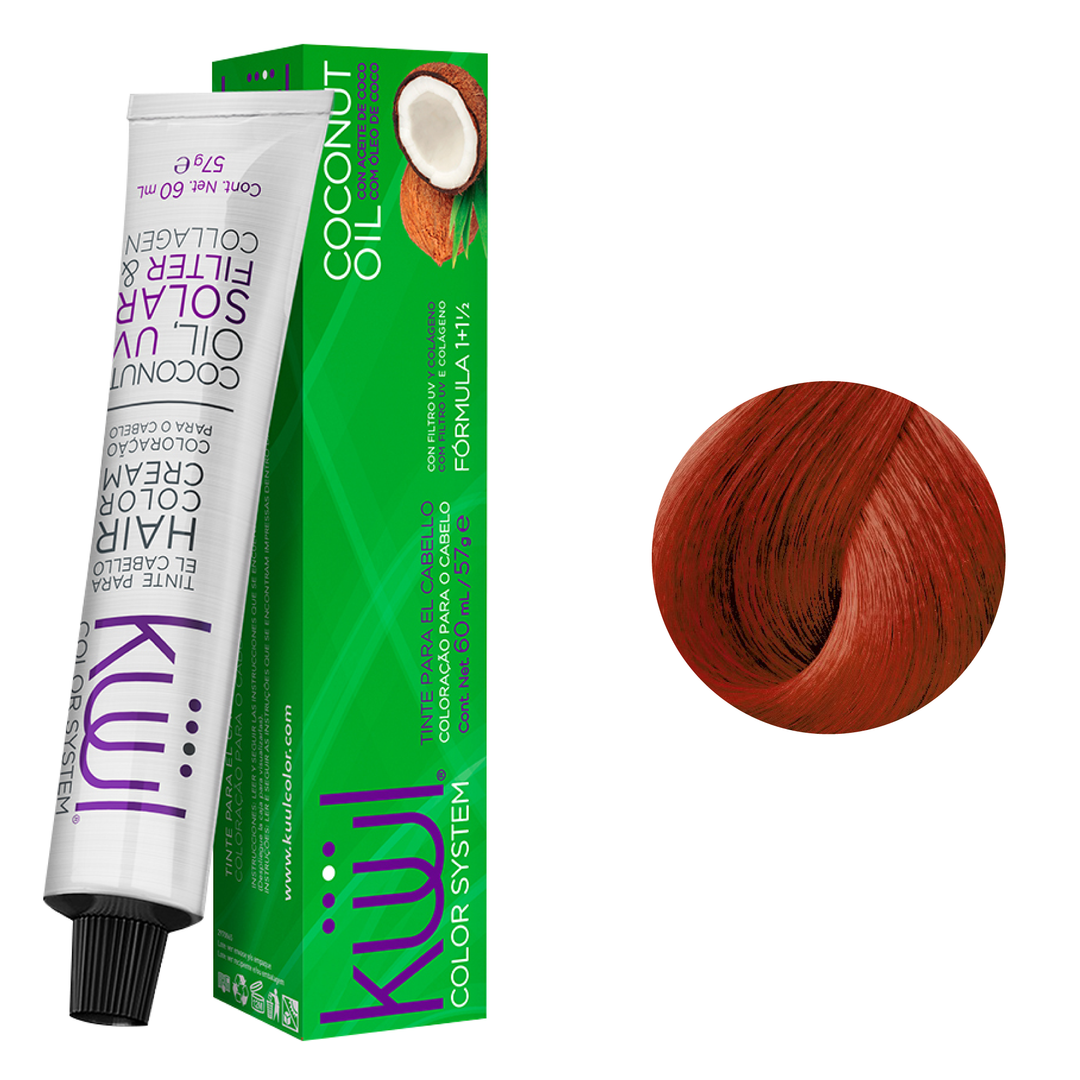 Tinte Kuul 9.66 Rubio Clarísimo Rojo Intenso 60ml