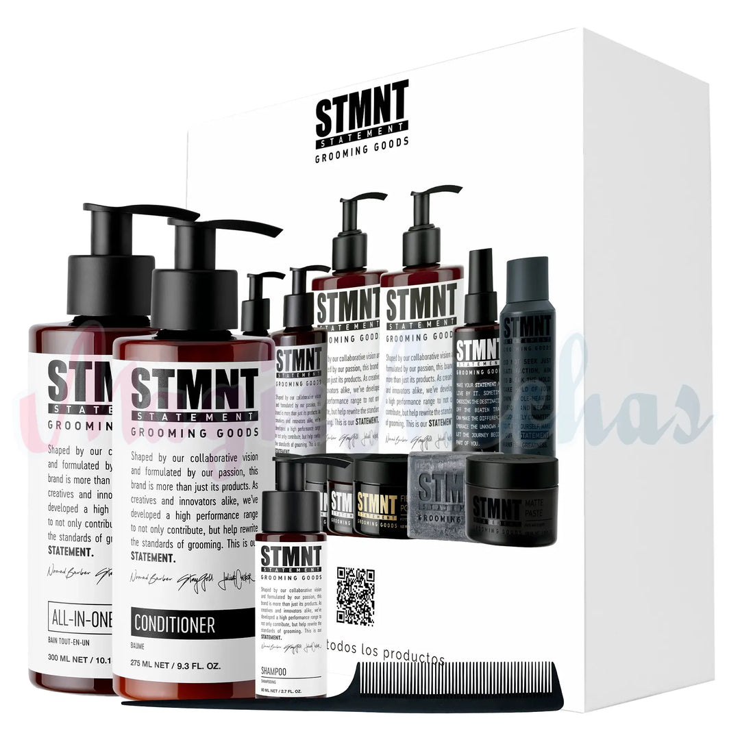 Kit STMNT Shampoo All in One Cleanser + Acondicionador + Obsequios STMNT