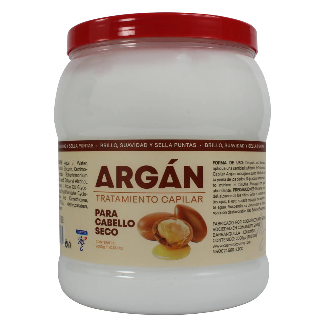 MyE Tratamiento Capilar Con Argan En Bombonera 2000g MYE