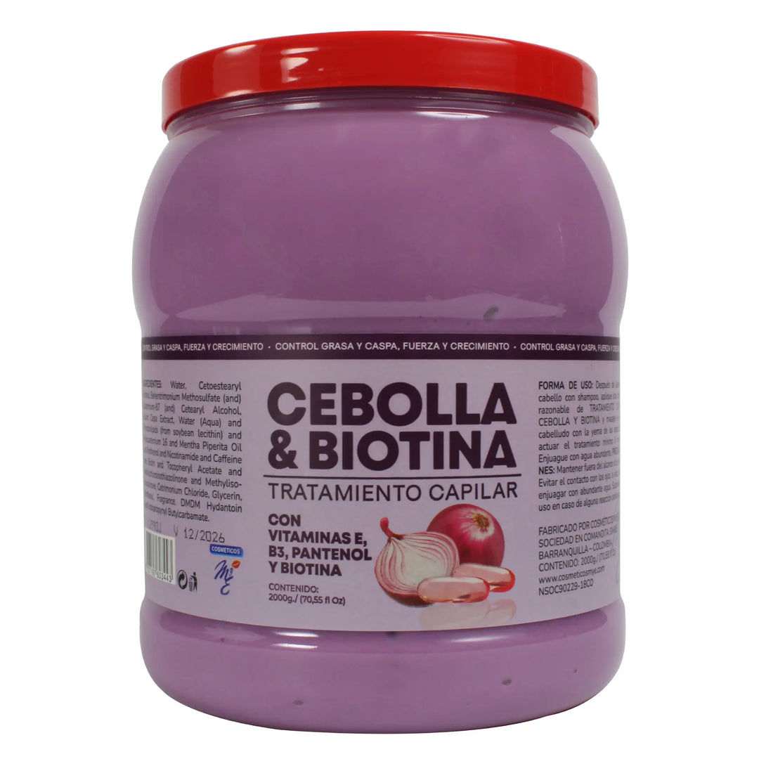 MyE Tratamiento Capilar Con Cebolla Y Biotina  En Bombonera 2000g MYE