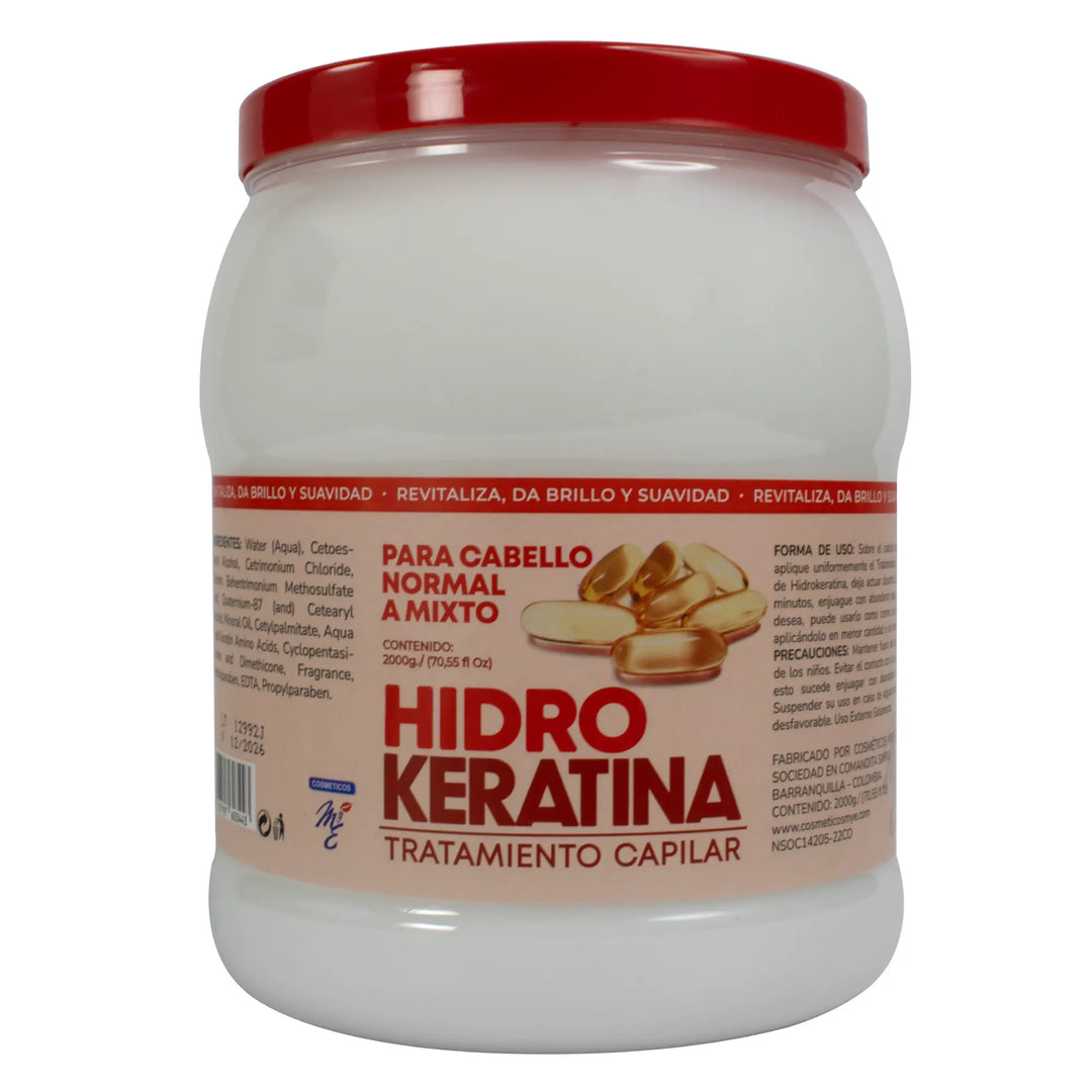 MyE Tratamiento Capilar Con HidroKeratina En Bombonera 2000g MyE