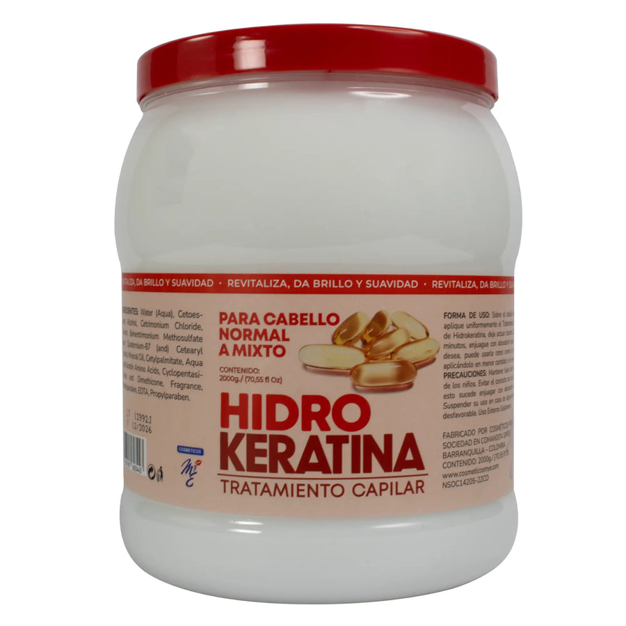 MyE Tratamiento Capilar Con HidroKeratina En Bombonera 2000g MyE