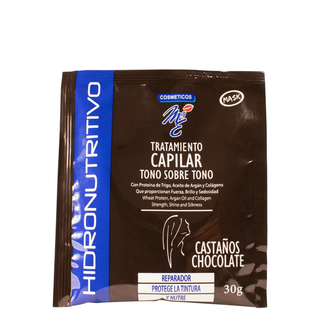 MyE Tratamiento Capilar Tono sobre Tono Castaño Chocolate Sachet 30g MYE