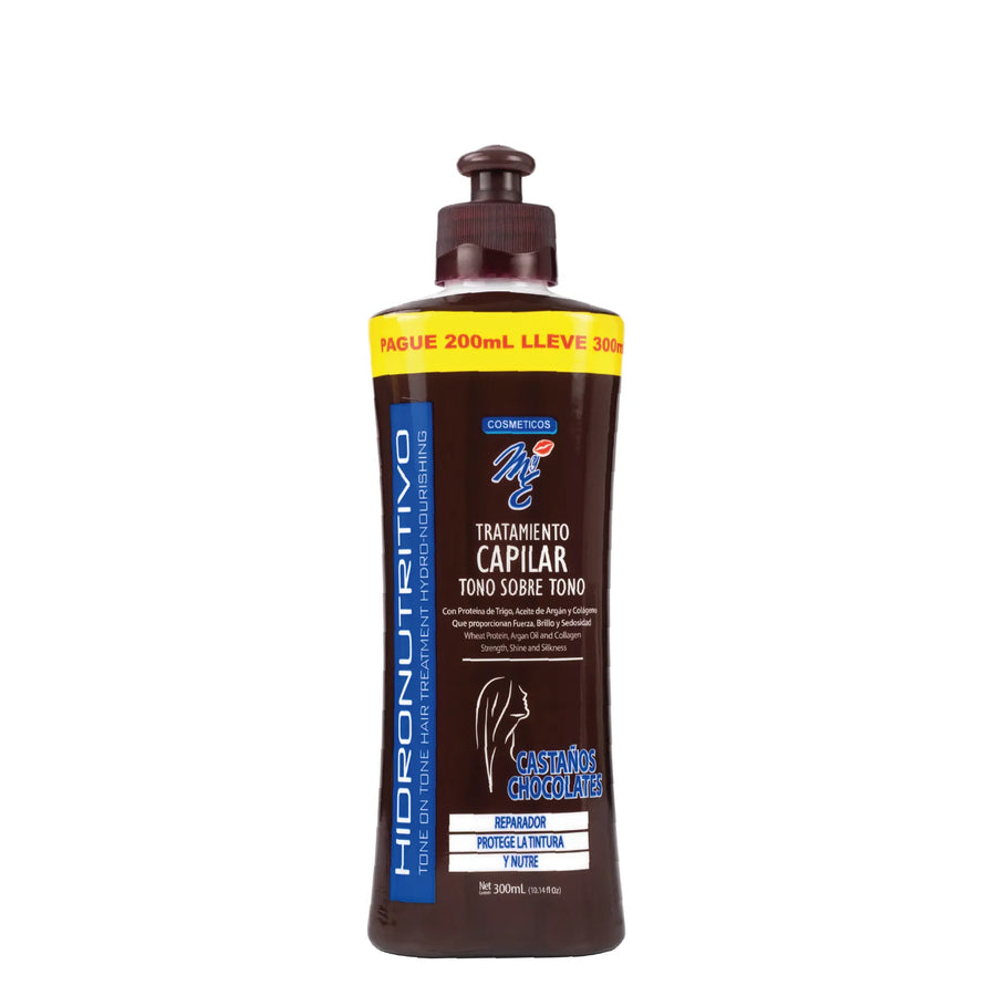 MyE Tratamiento Capilar Tono sobre Tono Castaño Chocolate 300ml MYE