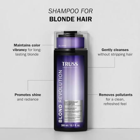 Truss Shampoo Blond Revolution Antioxidante 300ml
