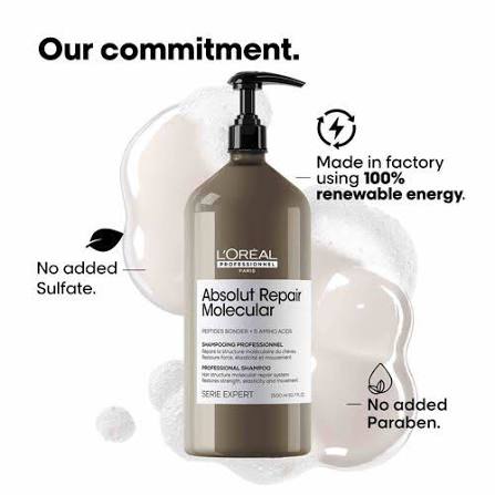 Loreal Absolut Repair Molecular Shampoo 1500  ml