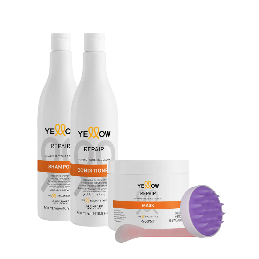 Kit Yellow Repair Shampoo + Acondicionador + Mascarilla Yellow