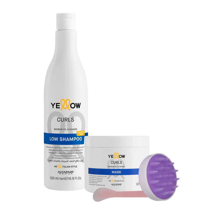 Kit Yellow Curls Low Shampoo + Mascarilla Yellow