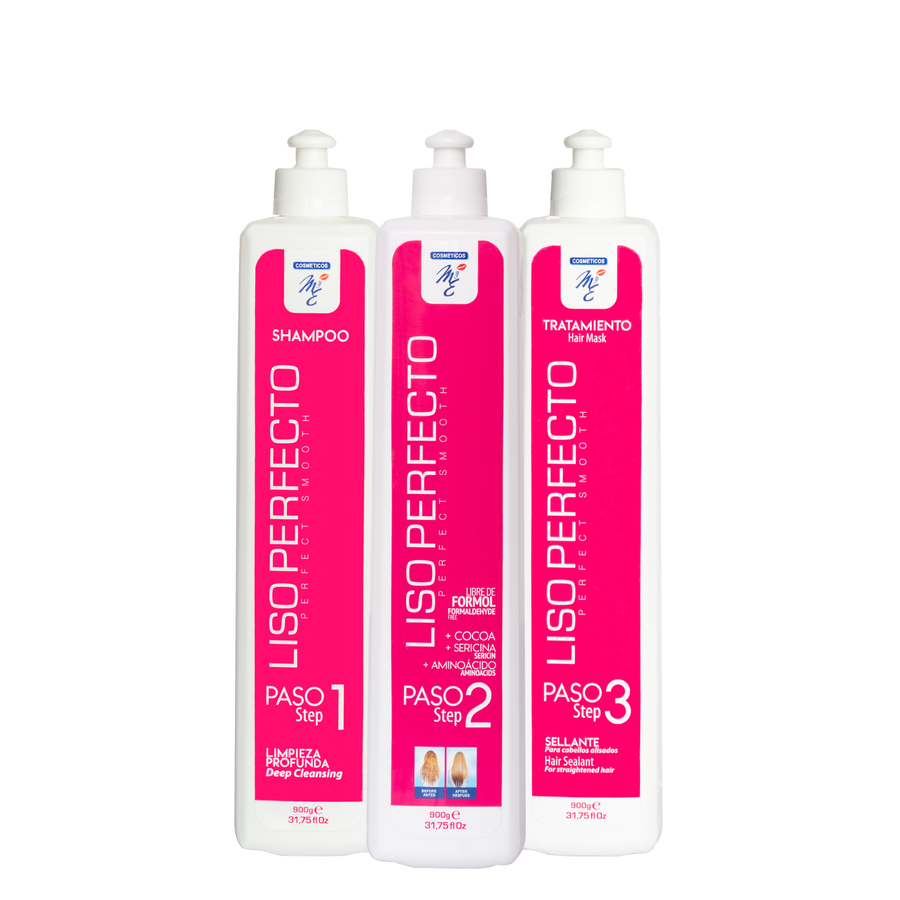MyE Liso Perfecto Paso 1 + Paso 2 + Paso 3 De 900g MYE