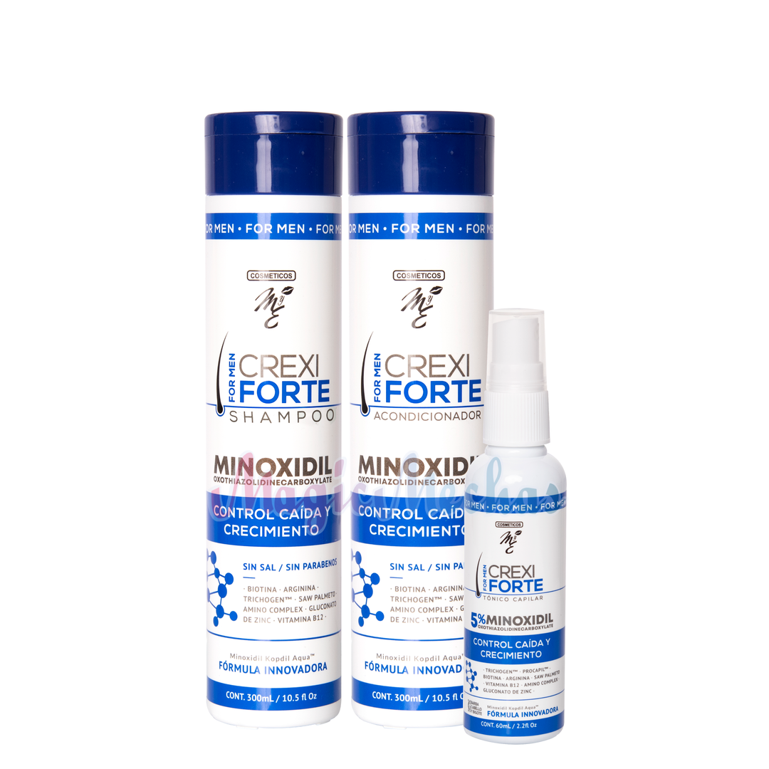 Kit MyE Crexiforte Shampoo + Acondicionador + Tónico MYE