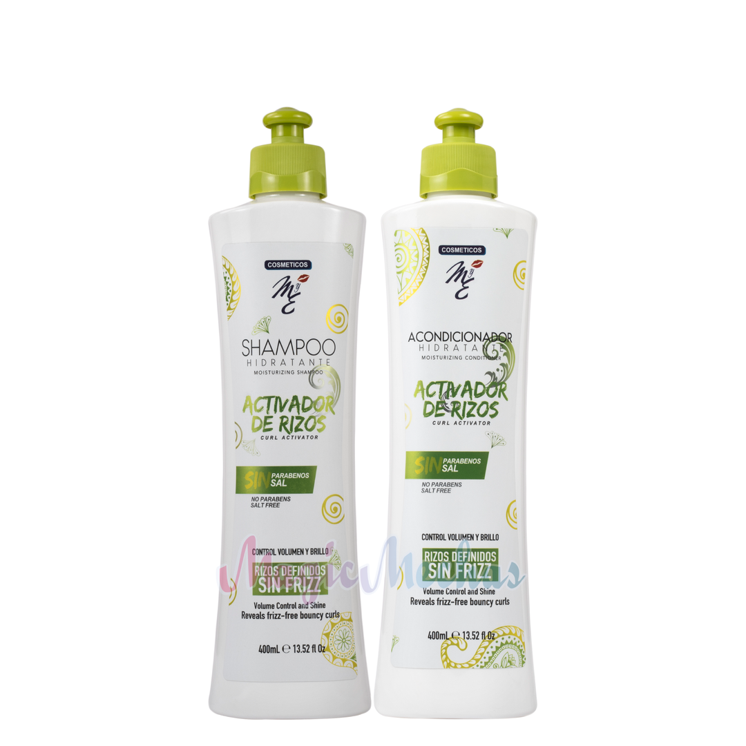 Kit MyE Activador De Rizos Shampoo + Acondicionador 400ml MYE
