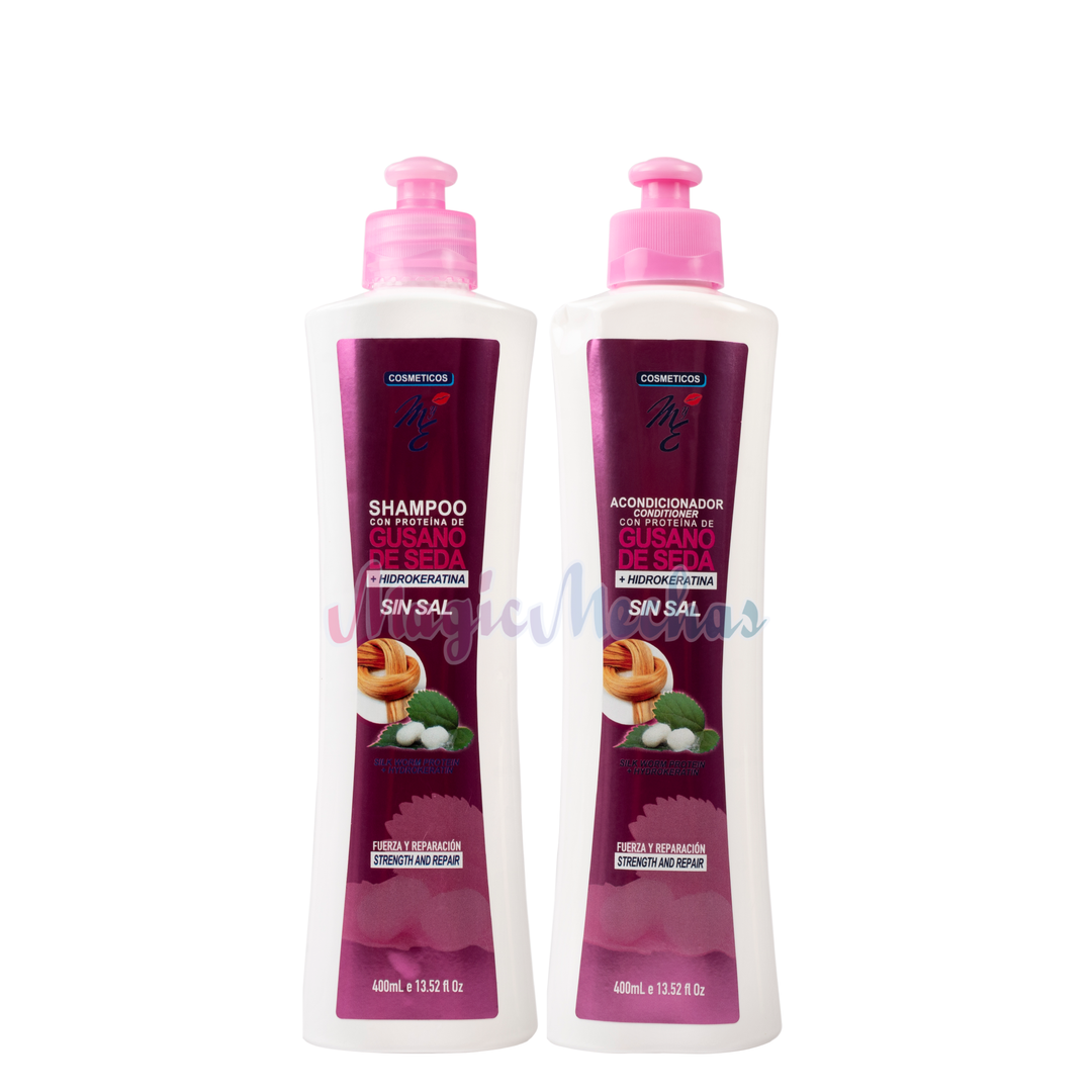 MyE Gusano De Seda Shampoo + Acondicionador MYE