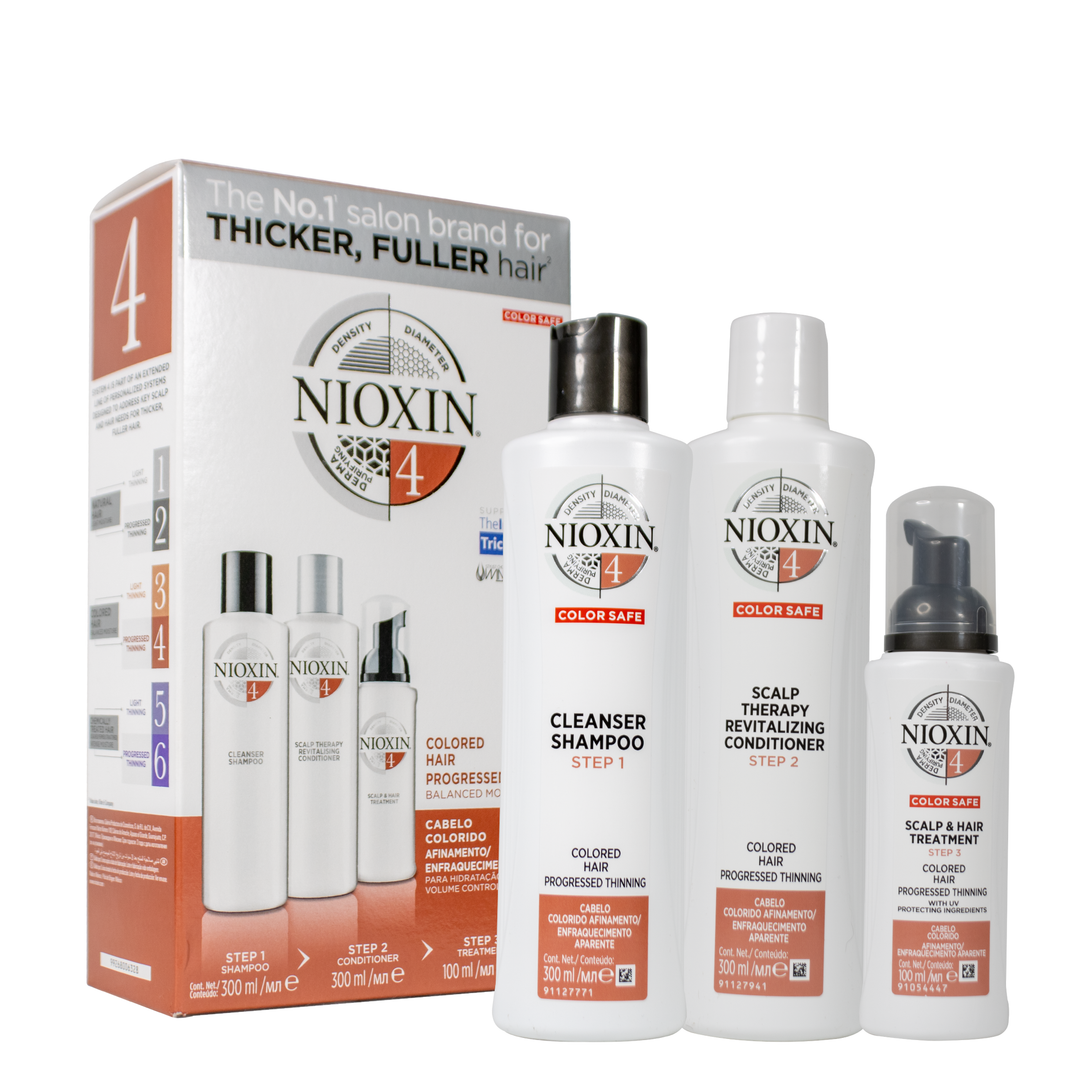 Kit Nioxin #4 para Cabello Tinturado Nioxin