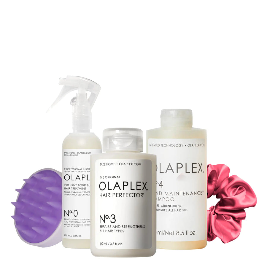 Kit Olaplex No 0 155ml + Olaplex No 3 100ml + Olaplex No 4 250ml + Obsequio Olaplex