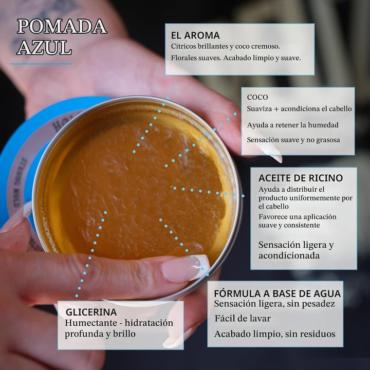 Cera Reuzel Strong Hold Matte Azul Claro 95gr