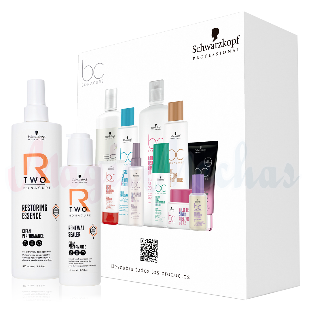 Kit Schwarzkopf Bonacure R - TWO Esencia Reparadora + Sellador Renovador Schwarzkopf Professional