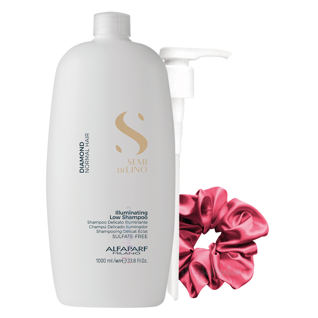 Alfaparf Semi Di Lino Diamond Normal Hair Shampoo Iluminador 1000mL Alfaparf