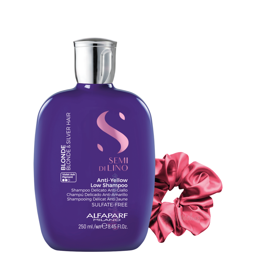 Alfaparf Semi Di Lino Blonde & Silver Hair Shampoo Anti Amarillo 250mL Alfaparf