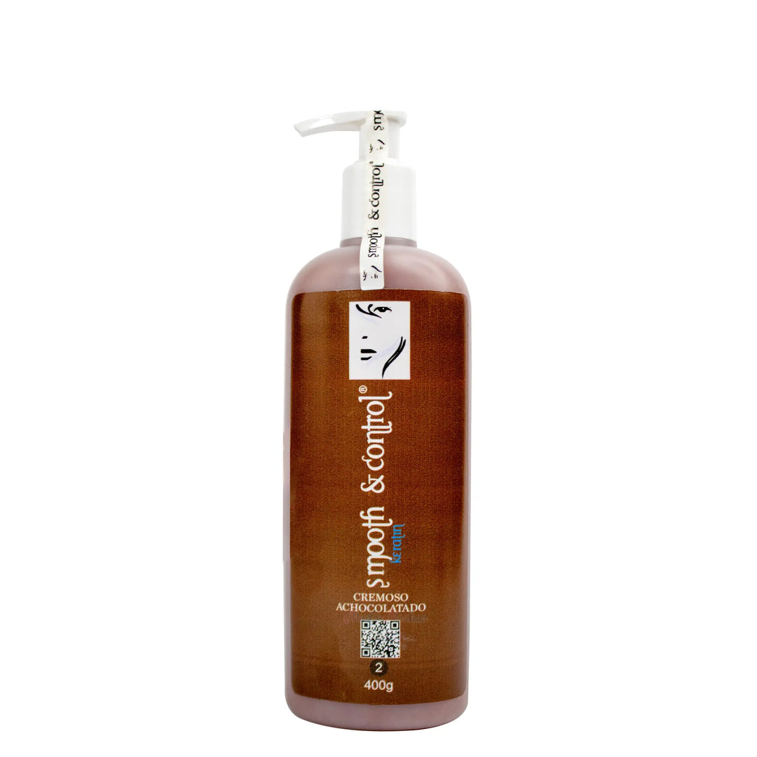 Smooth Y Crontrol Keratin Cremosa Achocolatado 400ml Smooth y control