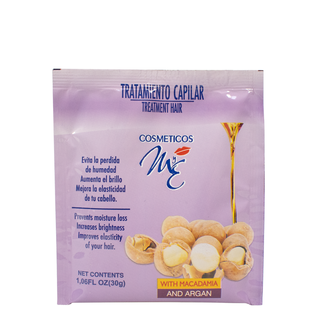 MyE Tratamiento Capilar Macadamia y Argán Sachet 30g MYE