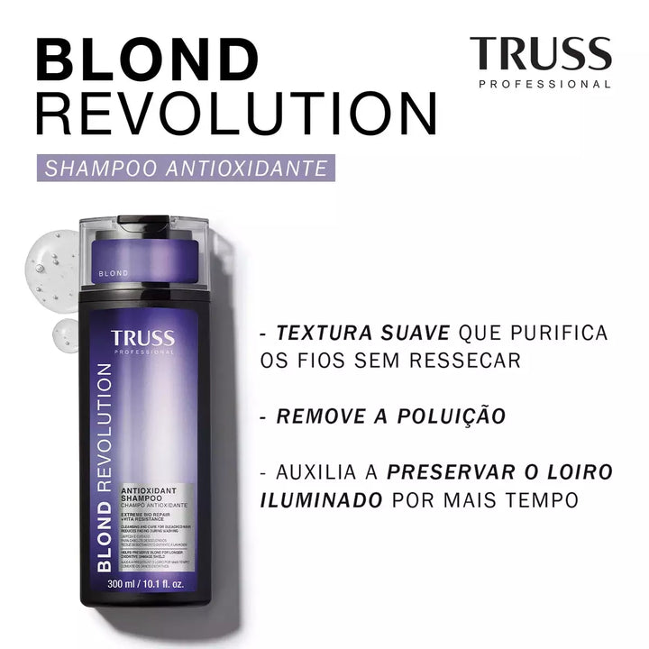 Truss Shampoo Blond Revolution Antioxidante 300ml