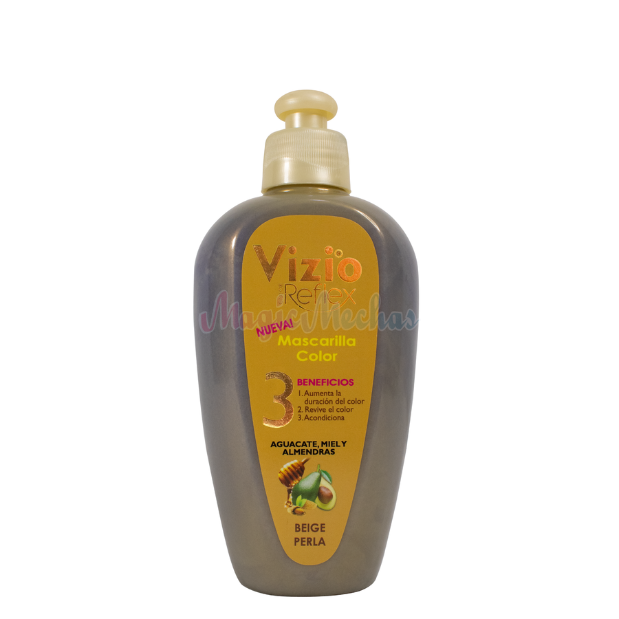 Meicys Vizio Mascarilla Color Beige Perla 320ml Meicys