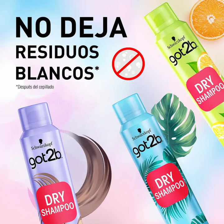 Got2b Shampoo En Seco Limpieza Extra Fresca - Magic Mechas