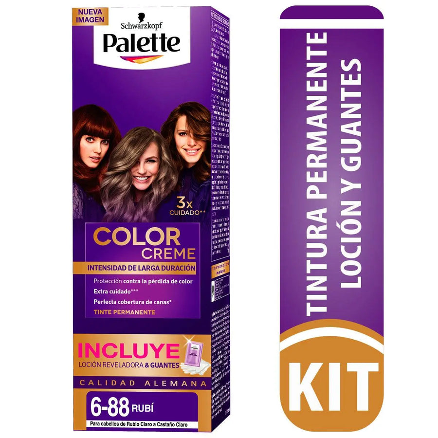 Tintes Palette Color Creme 6-88 Rubi - Magic Mechas