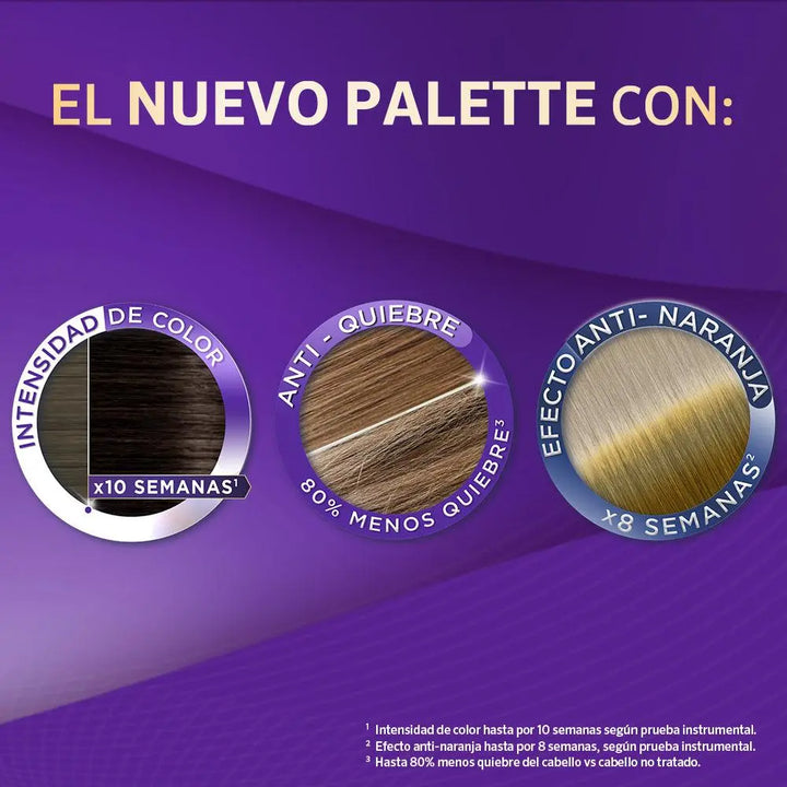 Palette Color Creme Doble Tubo 10-1 Rubio Plata Cenizo - Magic Mechas