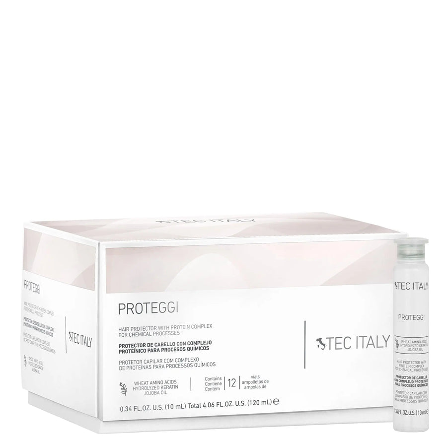 Tec Italy Ampolletas Proteccion Color  Caja por 12 Ampolletas 10ml. - Magic Mechas